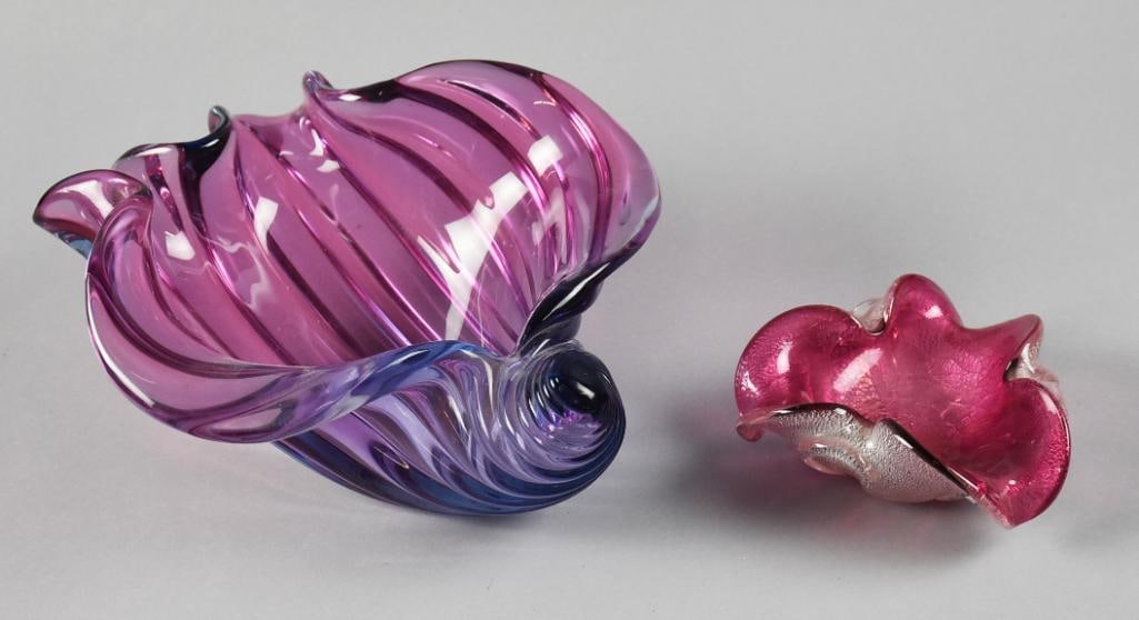 Mid Century Murano Barbini, Barovier Art Glass Bowls (1 of 8)