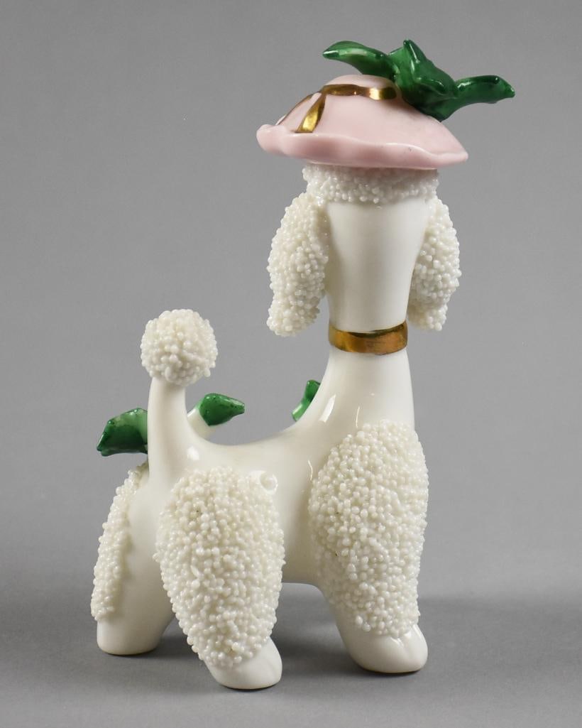 c1955 Napco Christmas Spaghetti Poodle - 2