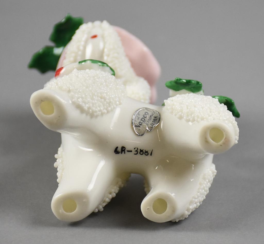 c1955 Napco Christmas Spaghetti Poodle - 3
