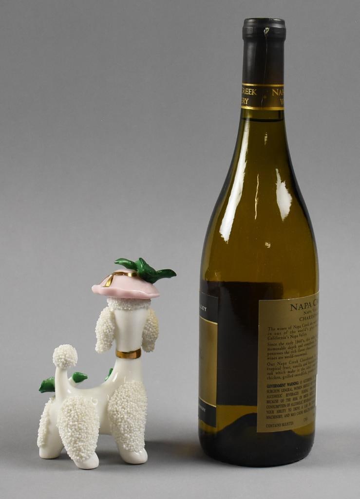 c1955 Napco Christmas Spaghetti Poodle - 5