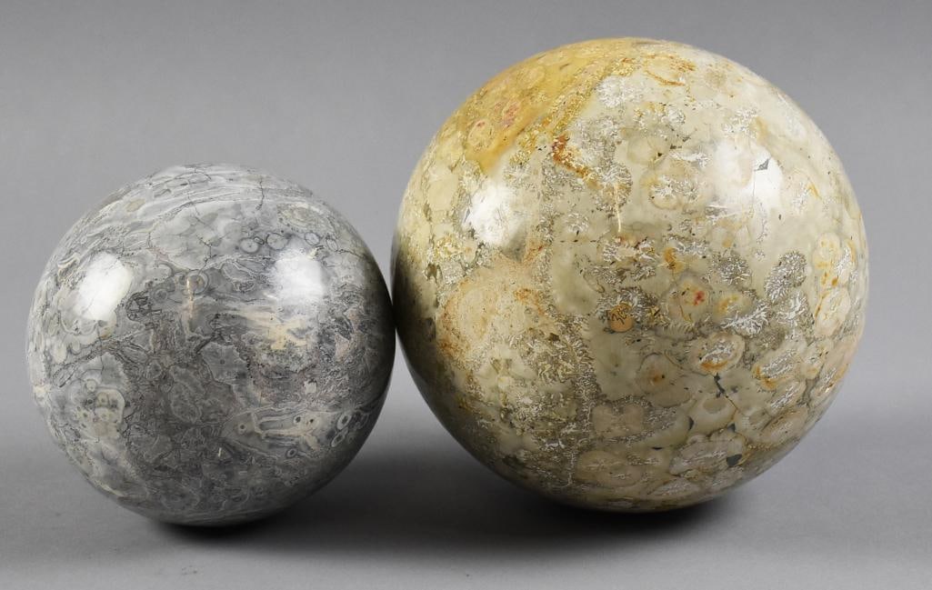 Ocean and Agate Jasper Spheres (1 of 8)