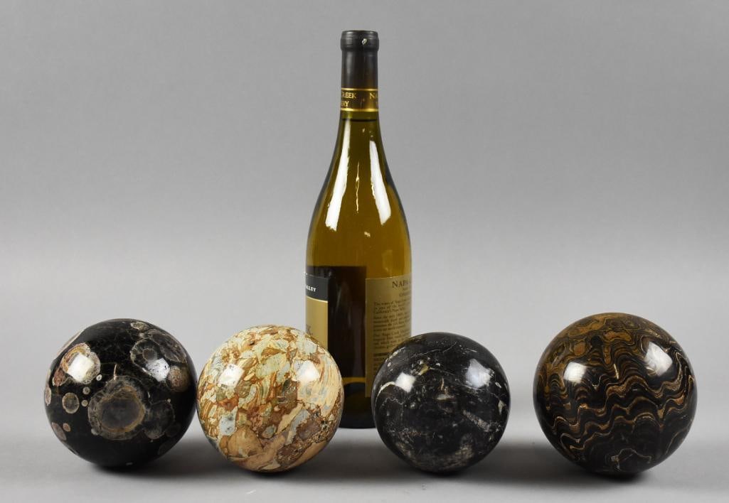 Assorted Polished Mineral Spheres - 10