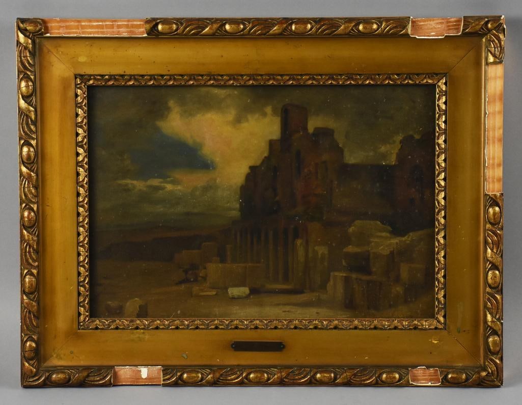 Josef Hoffmann (1831-1904) 1857 Original Oil on Board (1 of 7)