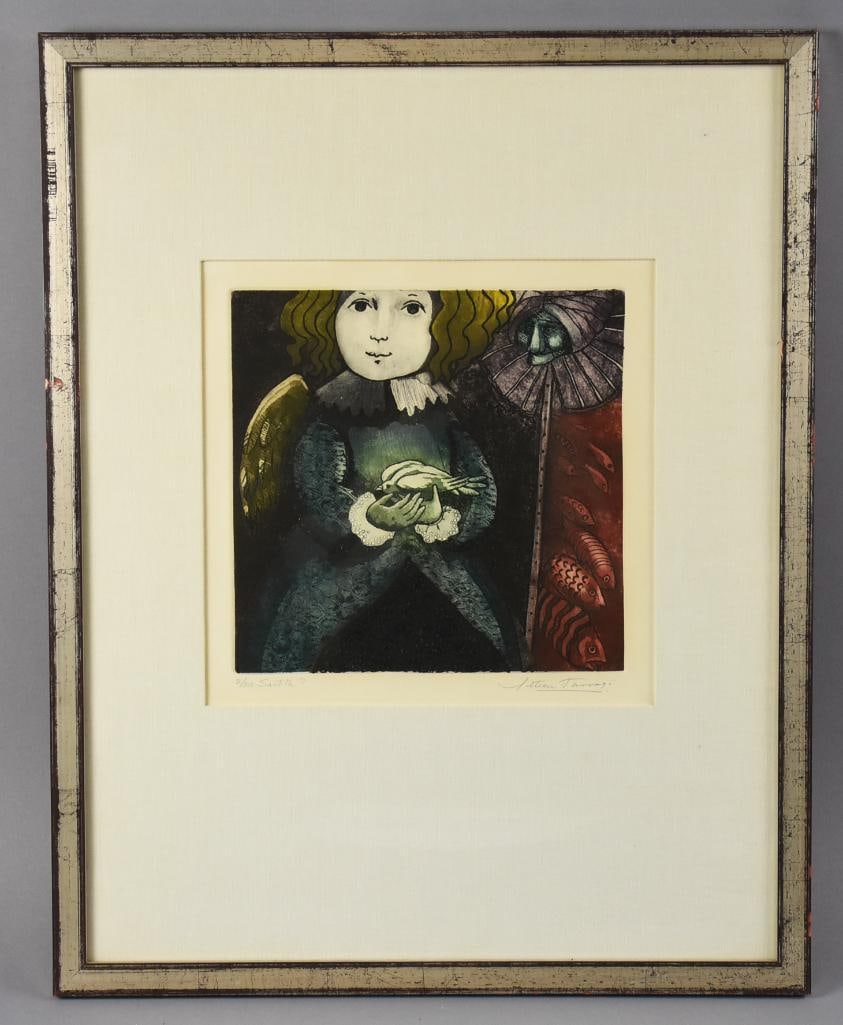 Leticia Tarrango (b1940) Santita Ltd Ed 2/50 Aquatint Etching (1 of 6)