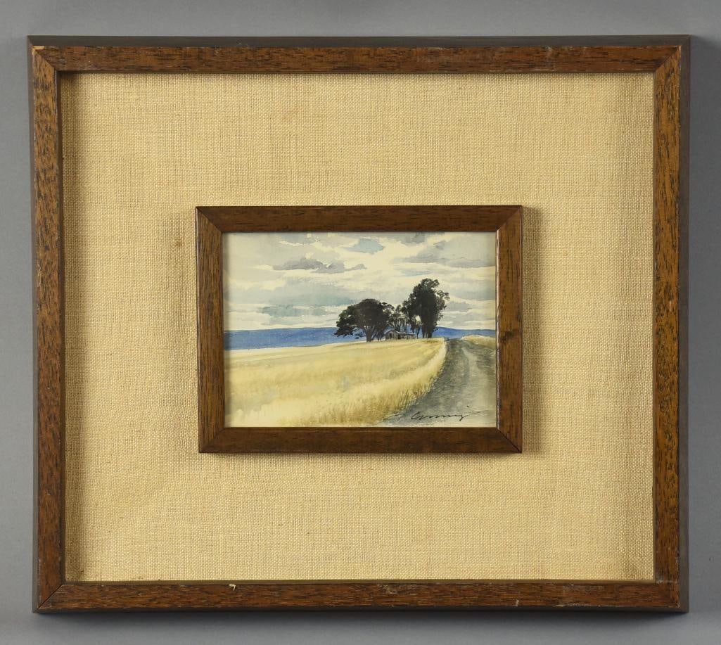 Mervin Corning (b1926) Study for Kodachrome, Original Painting (1 of 6)