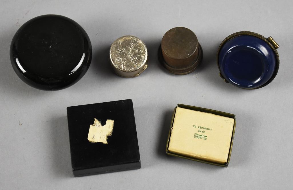 Vintage Assorted Trinket and Pill Boxes PLUS - 3