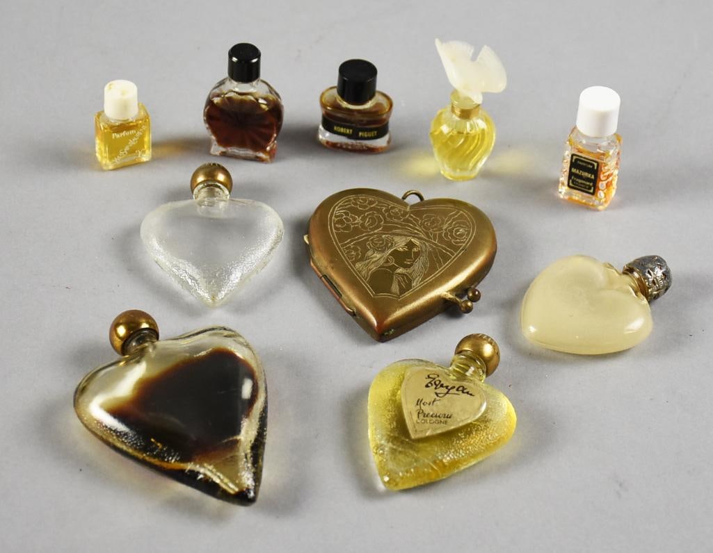 Antique - Vintage Perfume, Perfume Bottles and Locket (1 of 5)