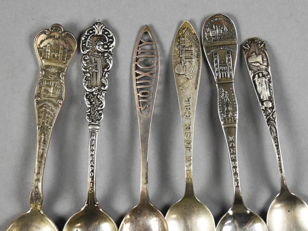 Antique Sterling Silver Spoon Assortment - 3