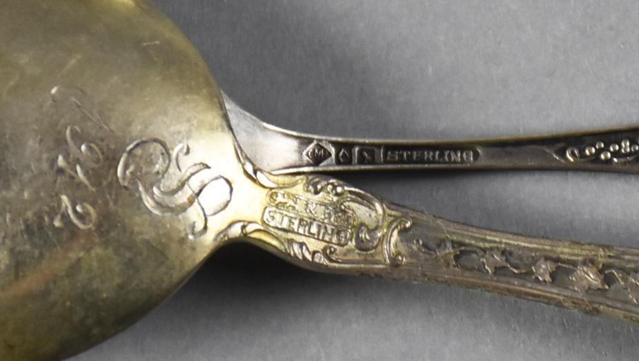 Antique Sterling Silver Spoon Assortment - 7