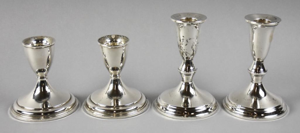 Vintage Preisner & Duchin Weighted Sterling Candle Holders (1 of 6)