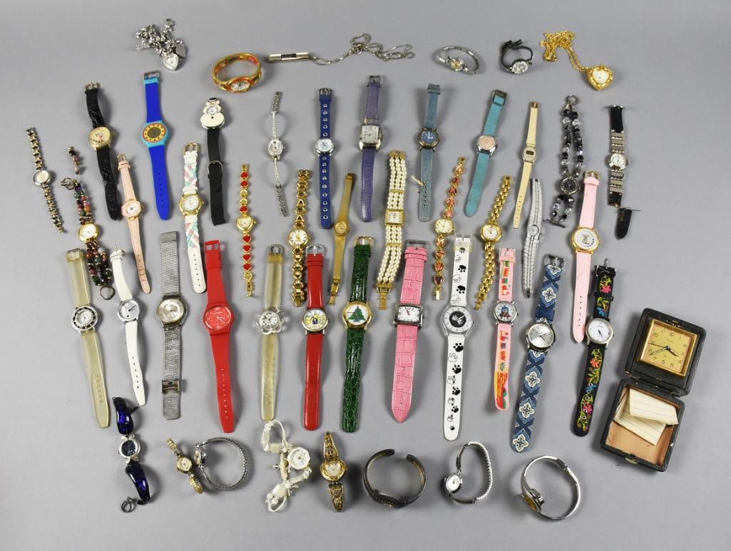 HUGE Lot Assorted Ladies Fashion Wrist Watches (1 of 9)