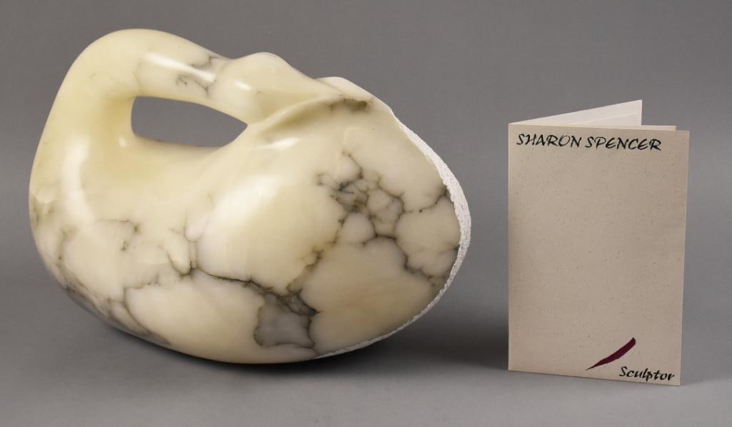 1993 Sharon Spencer Dream Time Alabaster Bird, COA (1 of 13)