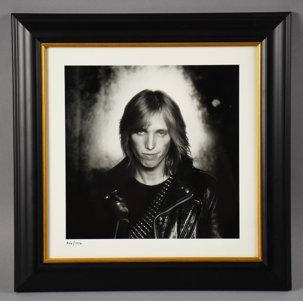 Ed Caraeff Photograph of Tom Petty Ltd Ed 356/1976: Very cool photograph of Tom Petty (1950-2017) originally taken by photographer Ed Caraeff who works mostly in the music industry. This photograph was taken in 1976 which was used for the Tom Petty