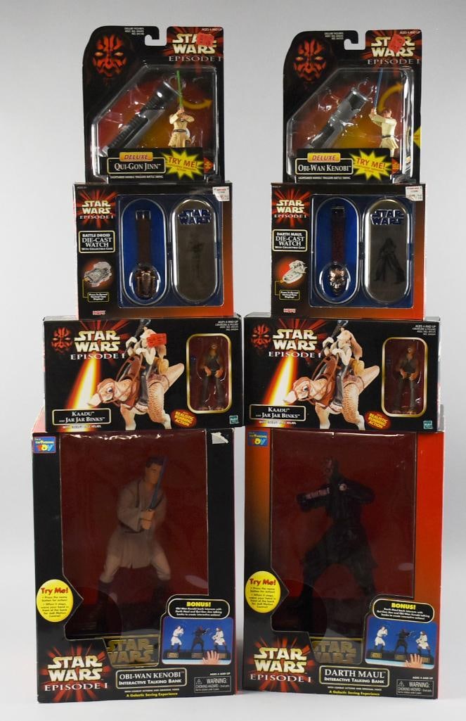 Star Wars Episode I Darth Obi Jar Jar MIP (1 of 6)