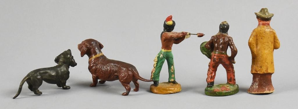 Vintage Assorted Toy Figurines - 2