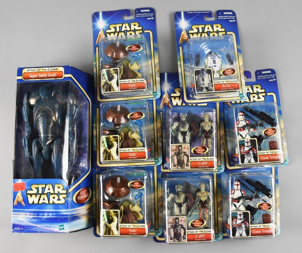 Star Wars Attack of the Clones Action Figs NOS (1 of 3)