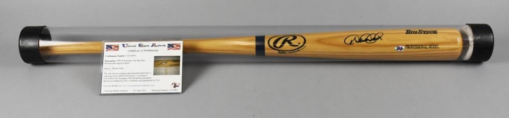 Derek Jeter Signed Professional Model Baseball Bat w/ COA (1 of 5)