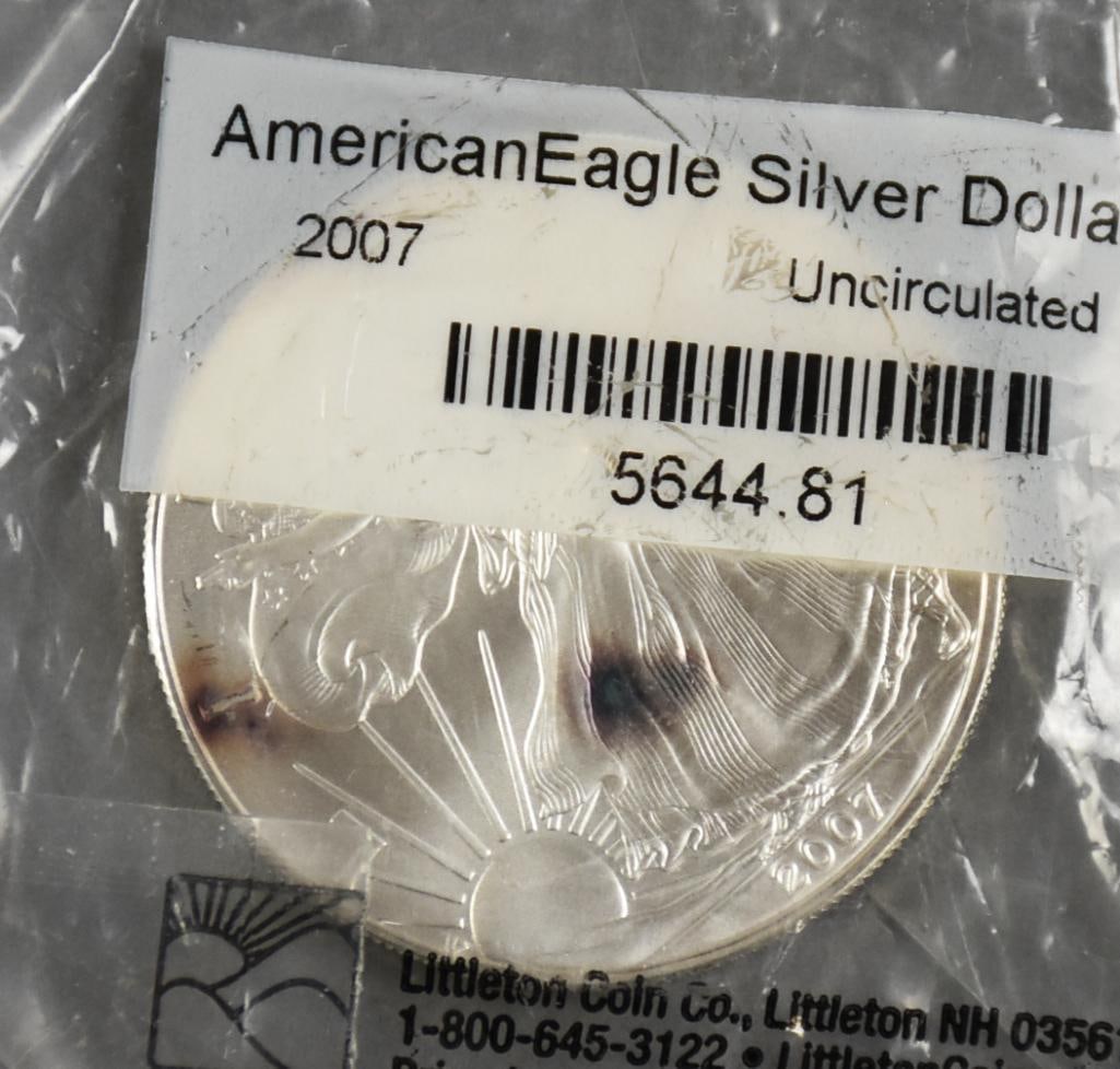 2005-2007 American Silver Eagles - Uncirculated - 3