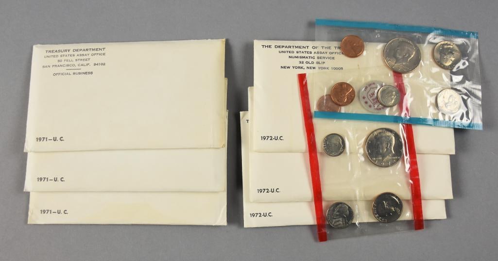1970s-1990s US Mint Uncirculated Coin Sets - 4