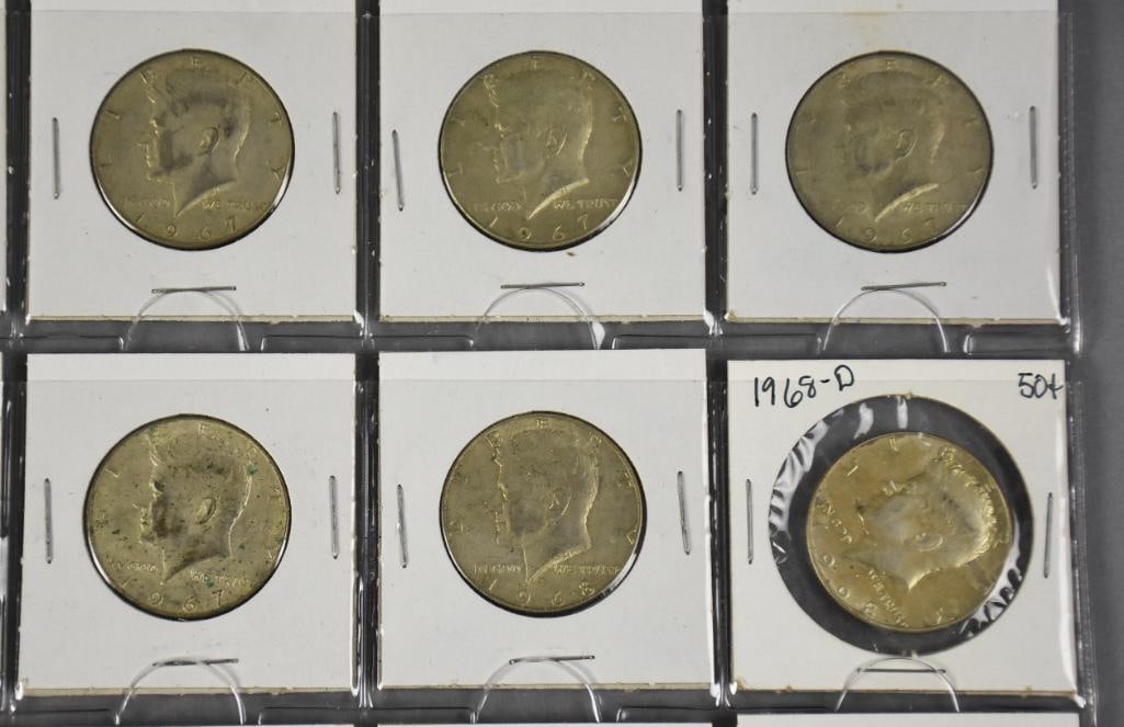 (30 40% Silver Kennedy Half Dollars - 3
