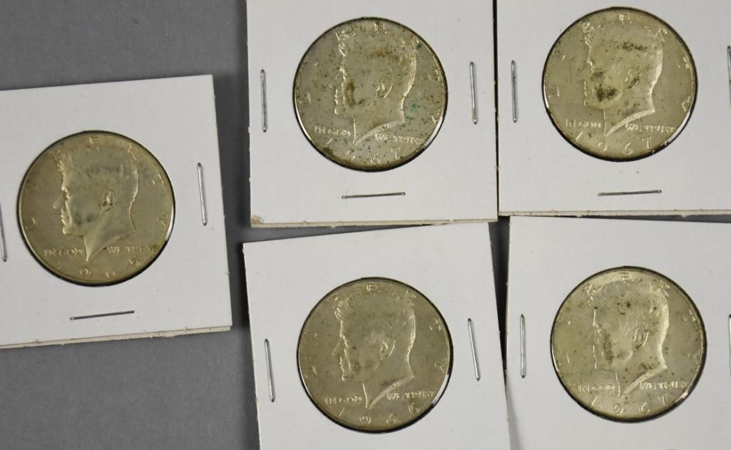 (30 40% Silver Kennedy Half Dollars - 6