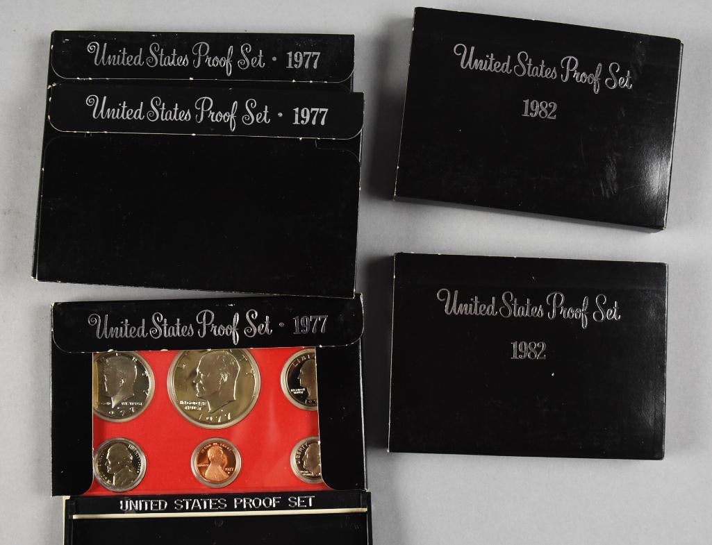 17 U.S. Mint Proof Coin Sets, 1970-2000 - 3
