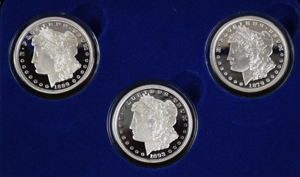 Morgan Tribute Proof Collection with Key Dates in Presentation Case - 2