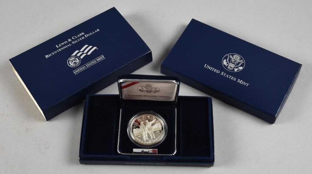 2004 Lewis & Clark Bicentennial $1 Silver Proof (1 of 4)