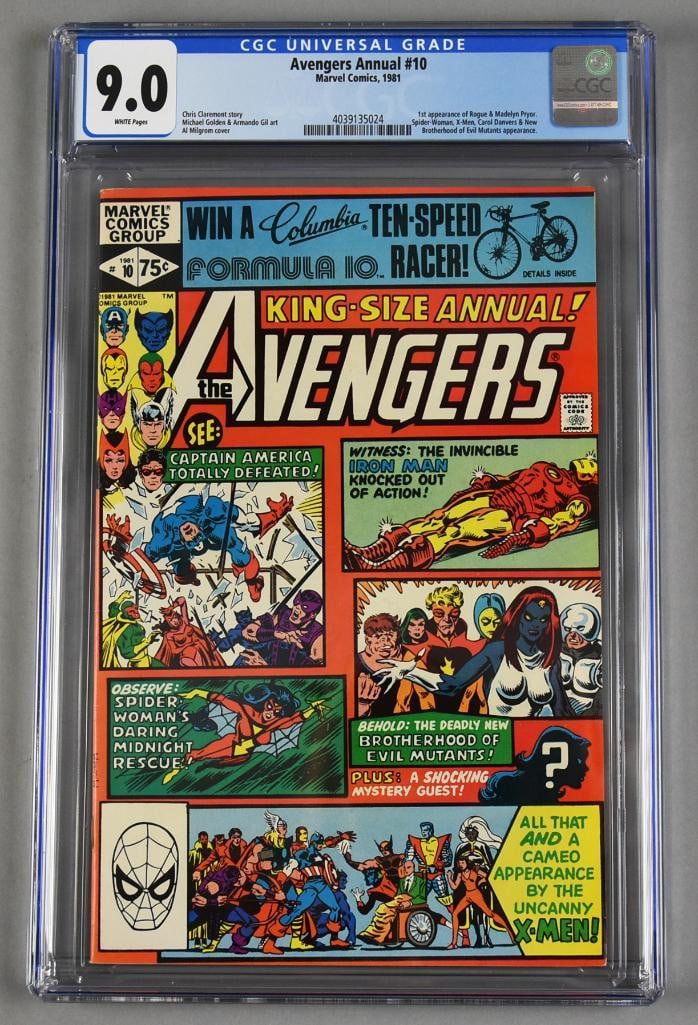 1981 Marvel Comics Avengers Annual #10 CGC 9.0 (1 of 3)