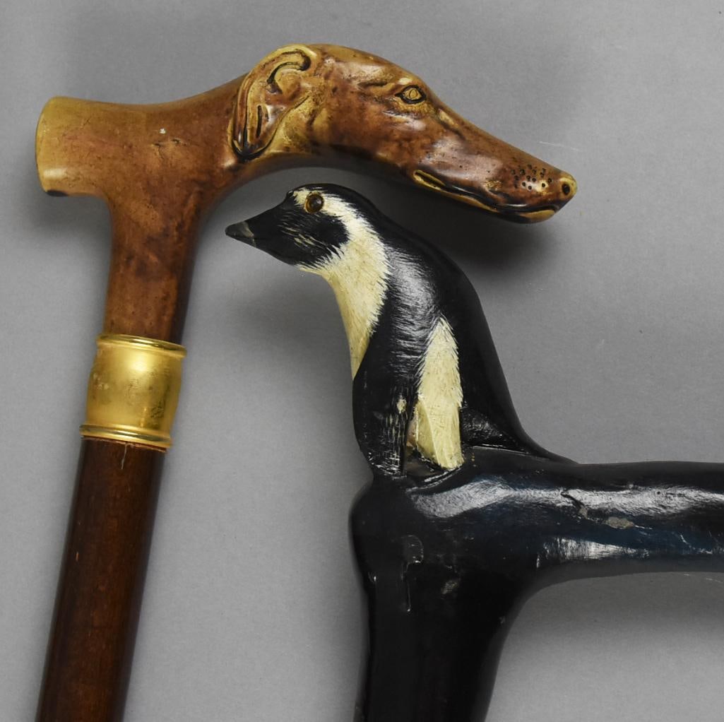 Antique Walking Stick Assortment - 5