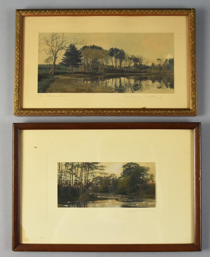 Wallace Nutting (1861-1941) Hand Tinted Photographs (1 of 6)
