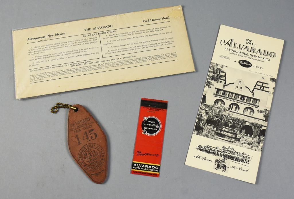 Vintage Fred Harvey The Alvarado Hotel Collection (1 of 6)