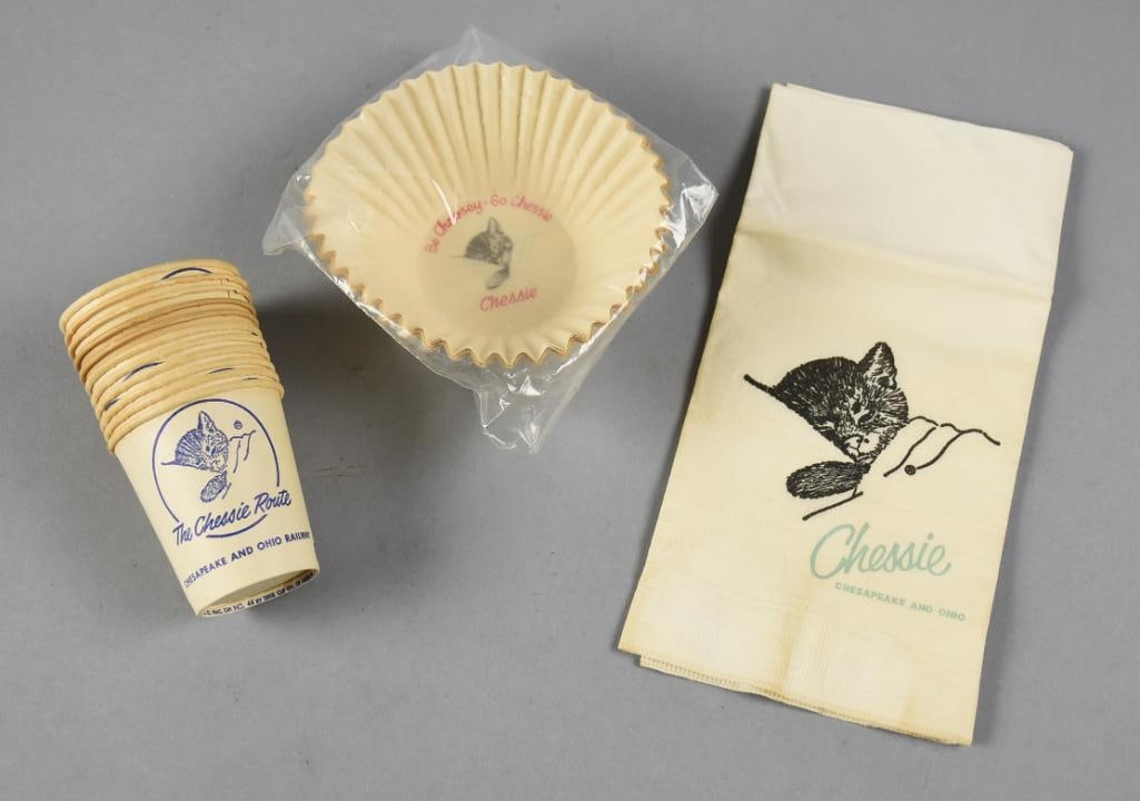 Vintage Chesapeake Ohio Chessie Paper Memorabilia (1 of 3)