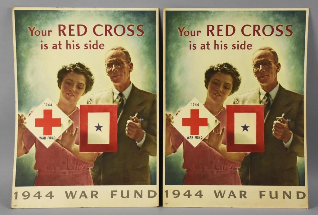1944 Your Red Cross War Fund Poster Lithographs (1 of 5)
