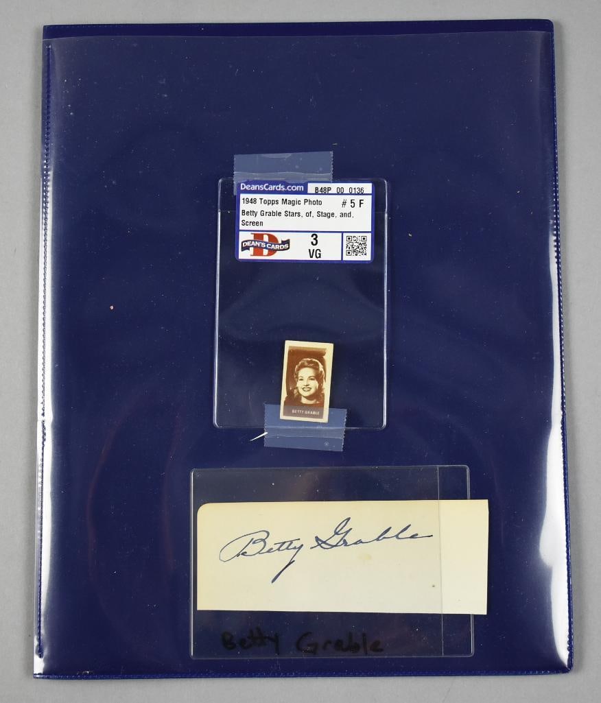 Betty Grable SignatureTopps Magic Photo (1 of 4)