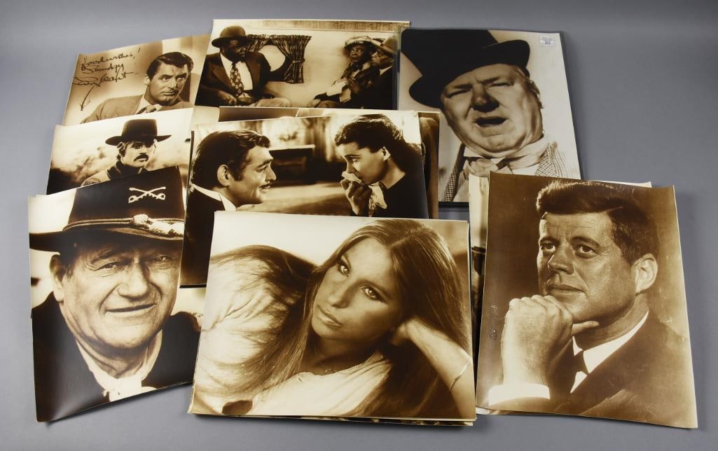 Collection of Hollywood Movie Star Sepia Toned Photos (1 of 7)