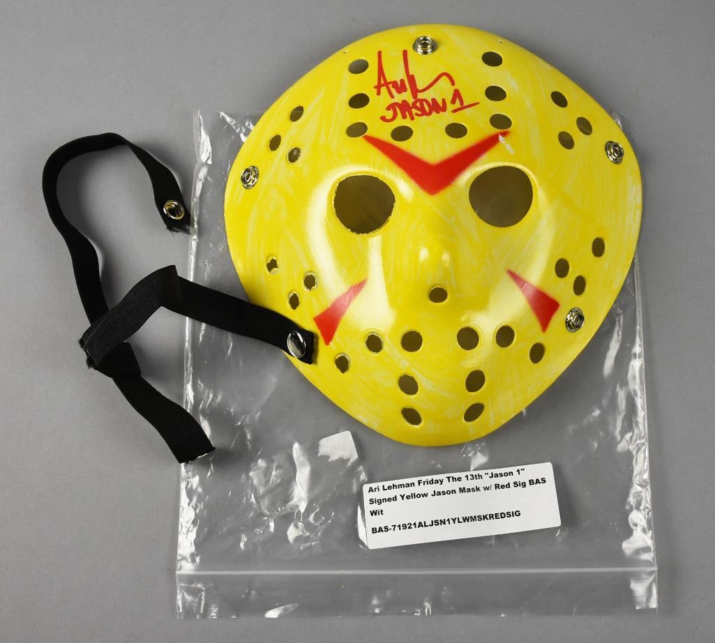 Friday the 13th Ari Lehman Signed Jason Mask (1 of 5)