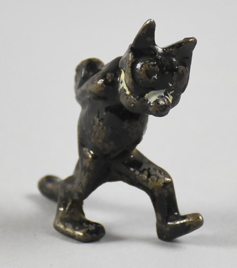 c1925 Felix the Cat Cast Iron Figural Paperweight (1 of 5)
