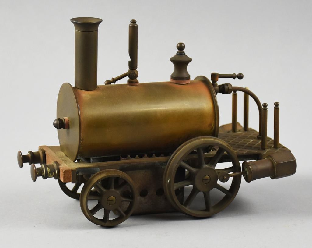 Birmingham Dribbler Brass Live Steam Locomotive (1 of 6)
