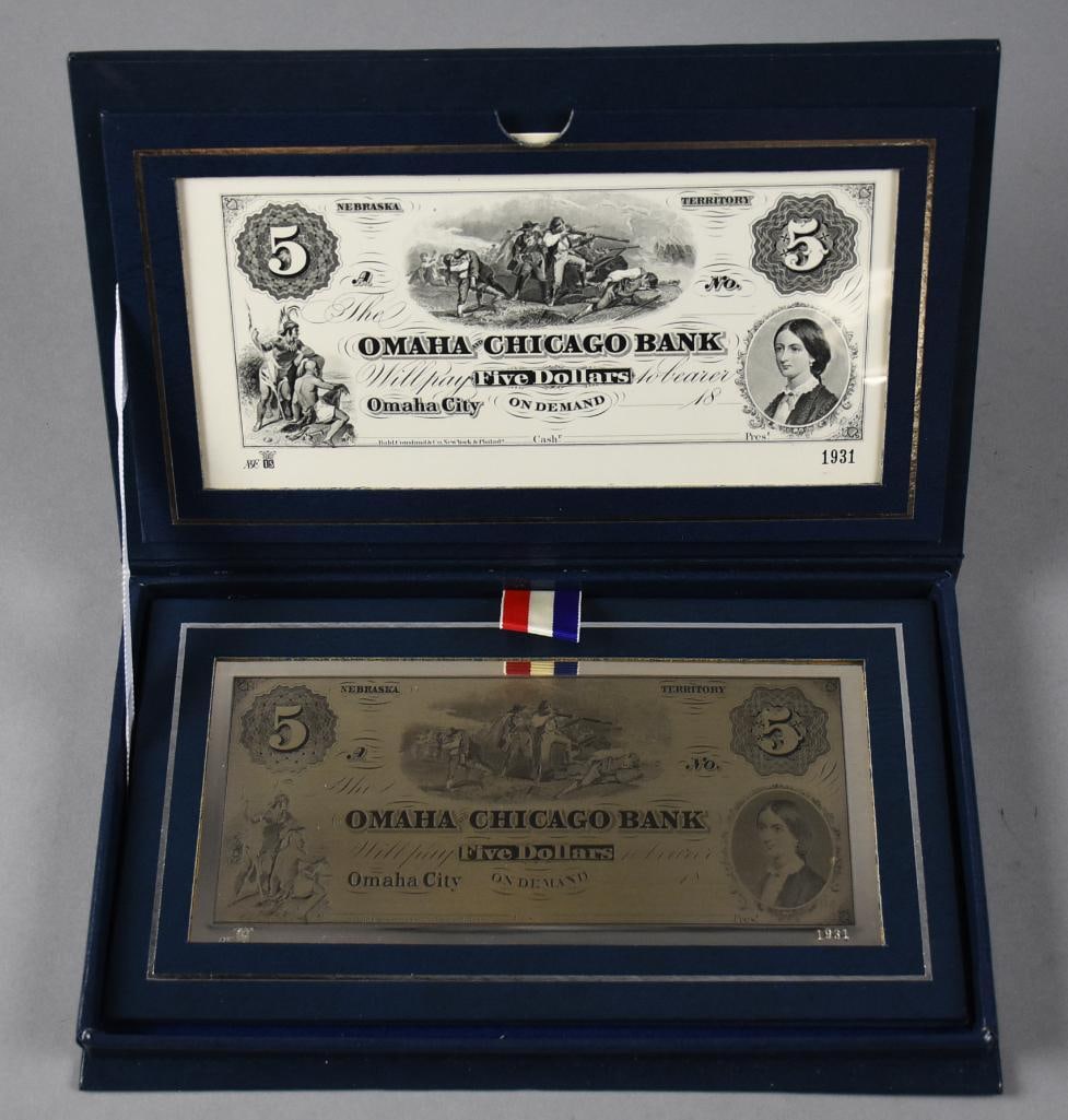 Historic American Currency Sterling Bank Note Series (1 of 6)