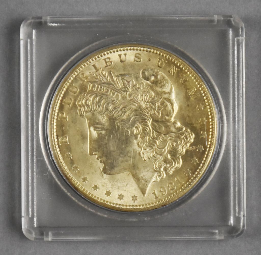 1921 Morgan Silver Dollar - Extremely Fine: Lot is a terrific 1921 Morgan silver dollar.?