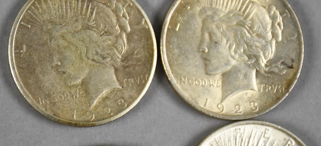 US Silver Coin Peace Dollars - 3