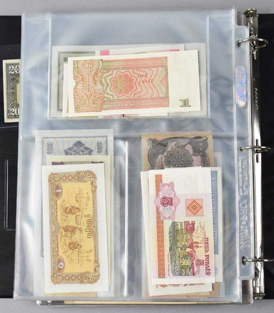 Foreign Currency, Three Ring Binder Full - 13