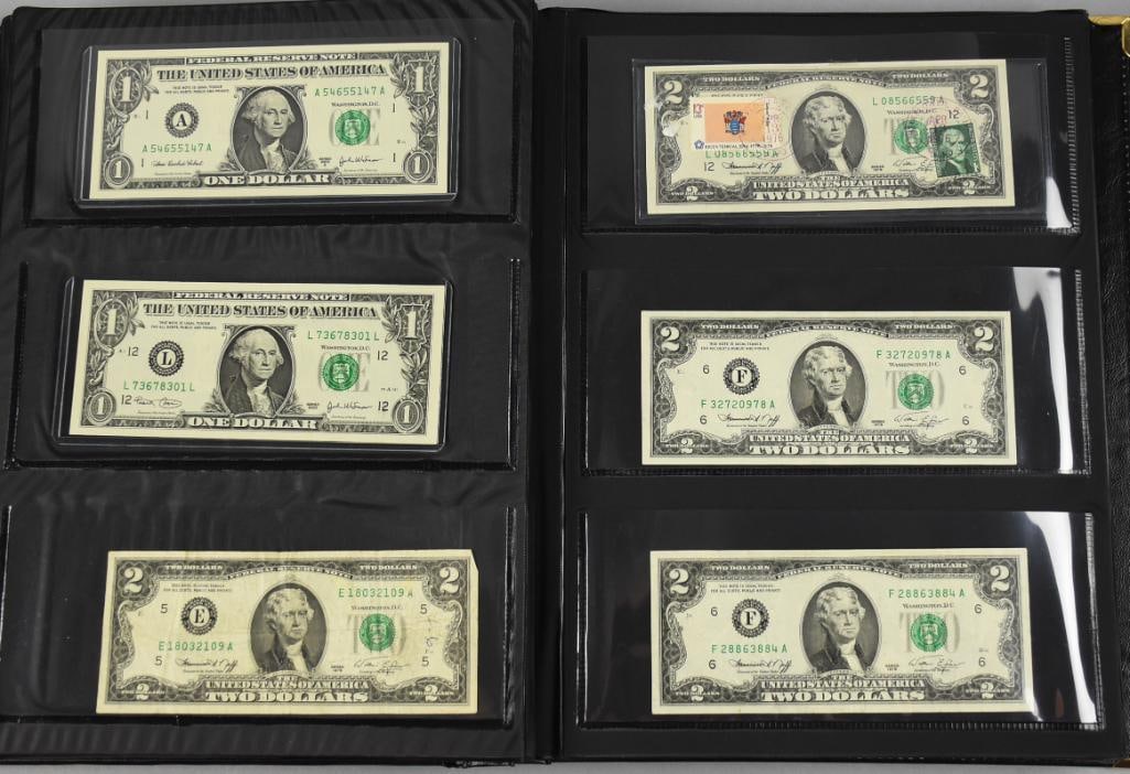 Currency Album, Filled Vintage to Contemporary US Currency - 6