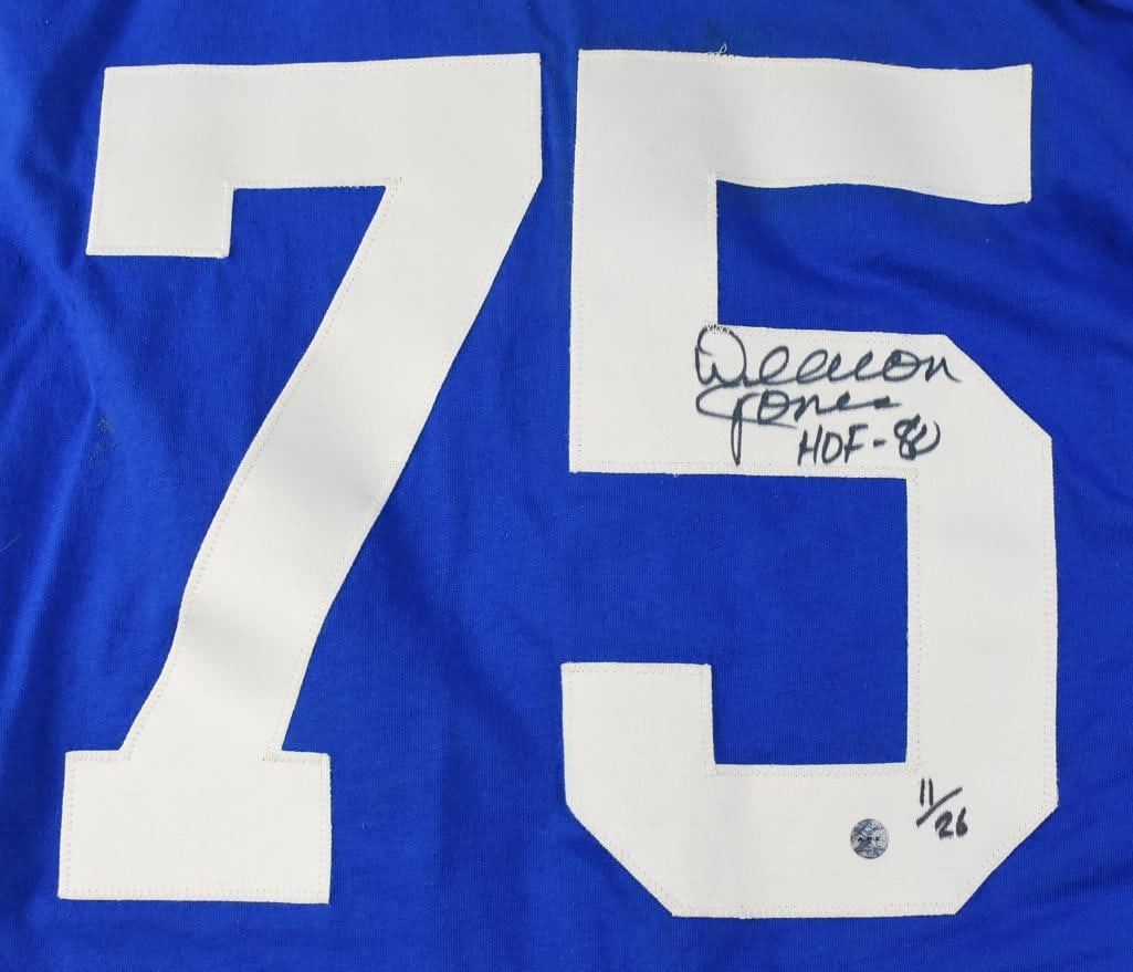 Deacon Jones Signed Throwback Jersey with COA - 2