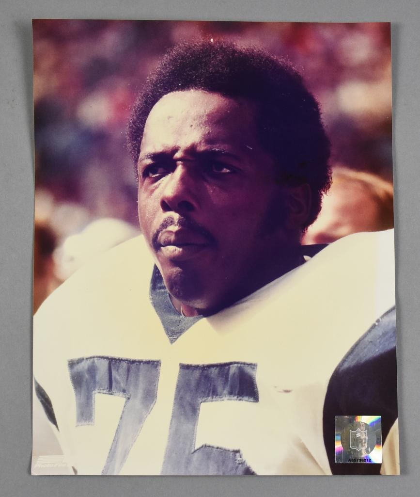 Deacon Jones Signed Throwback Jersey with COA - 4