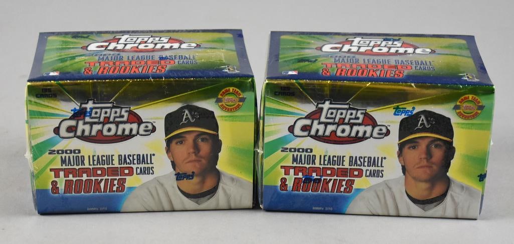2000 Topps Chrome Traded Cards and Rookies, Sealed (1 of 3)
