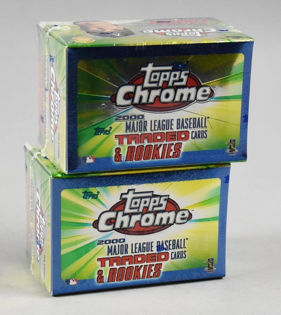 2000 Topps Chrome Traded Cards and Rookies, Sealed - 2