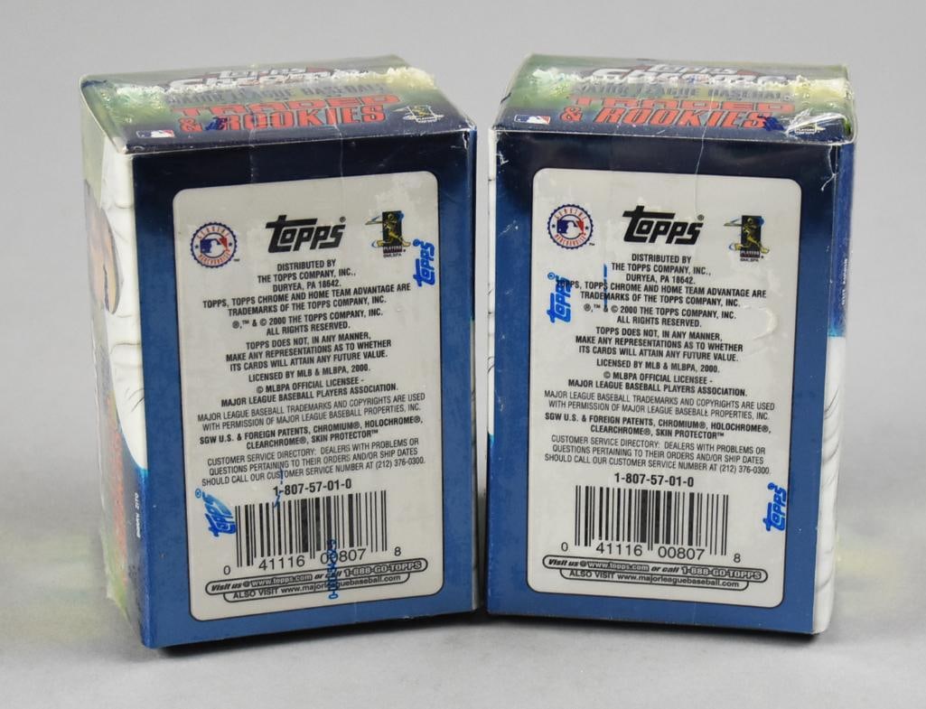 2000 Topps Chrome Traded Cards and Rookies, Sealed - 3