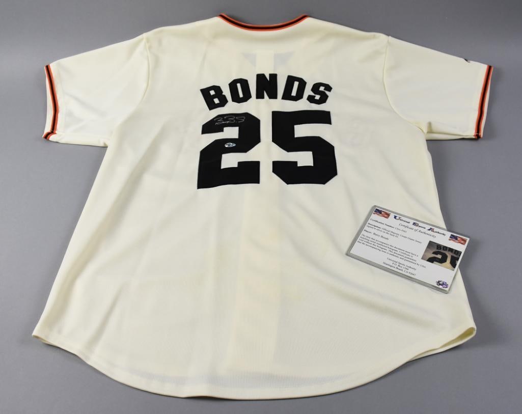 Barry Bonds Signed Jersey w/ COA USA Hologram Sticker (1 of 6)